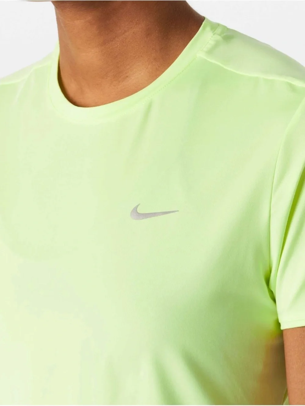 Nike Women's Dri-FIT Short-Sleeve Top Bright Green size XL